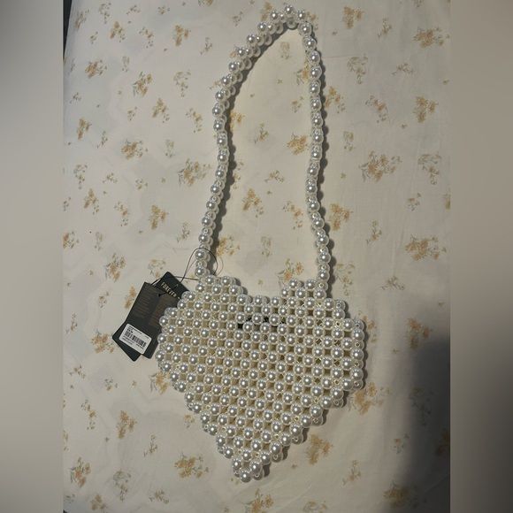 Forever 21 Pearl Beaded Clutch - Picture 2 of 4